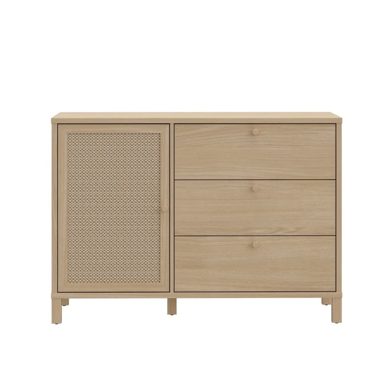 Tameyka 116 cm Sideboard Cabinet in Oak Elegant