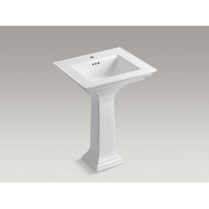 (Incomplete sink base only)Memoirs® Stately 24" Pedestal Bathroom Sink with 4" Centerset Faucet Holes