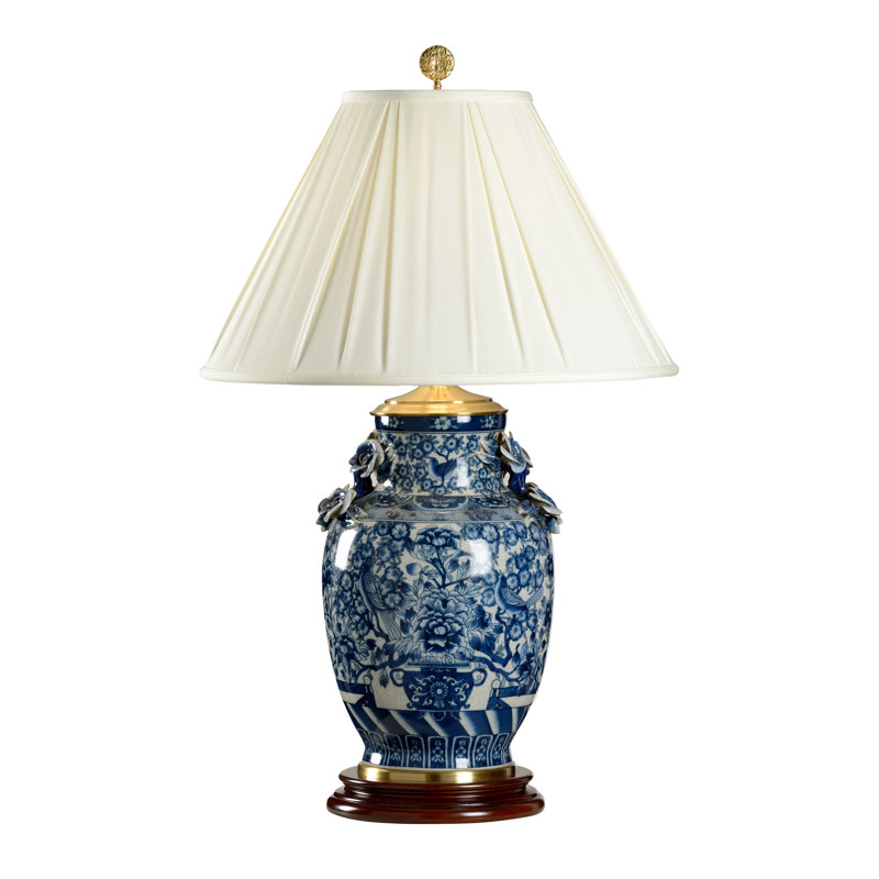 Lampe de table débordante 35 po fleur