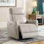 Fauteuil inclinable électrique pivotant et berçant de 32,3 po de largeur avec port USB-1266472298