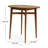 Carlleen 4 - Person Acacia Wood Patio Dining Set with Oval Table-1693295545