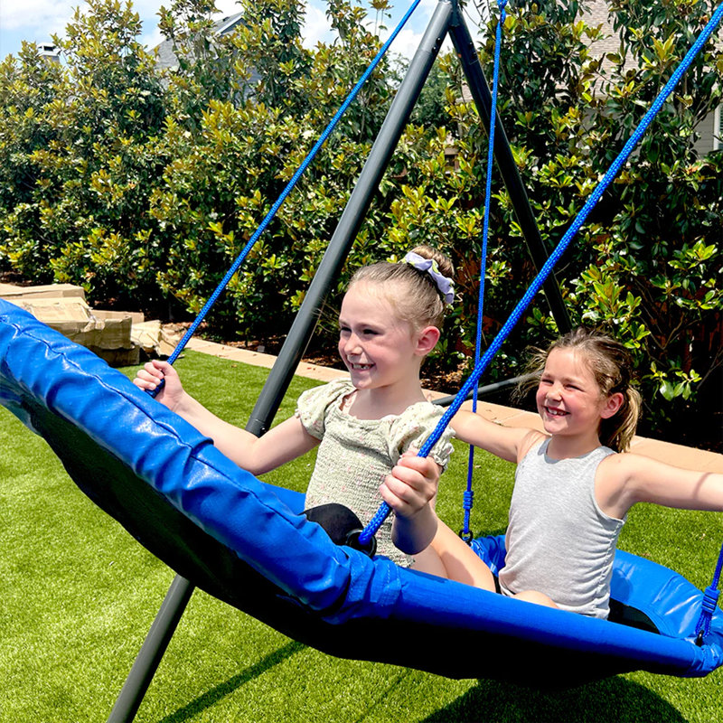 gobaplay Round Tree Swing, 39" Platform Saucer (Swingset Frame Not Included)