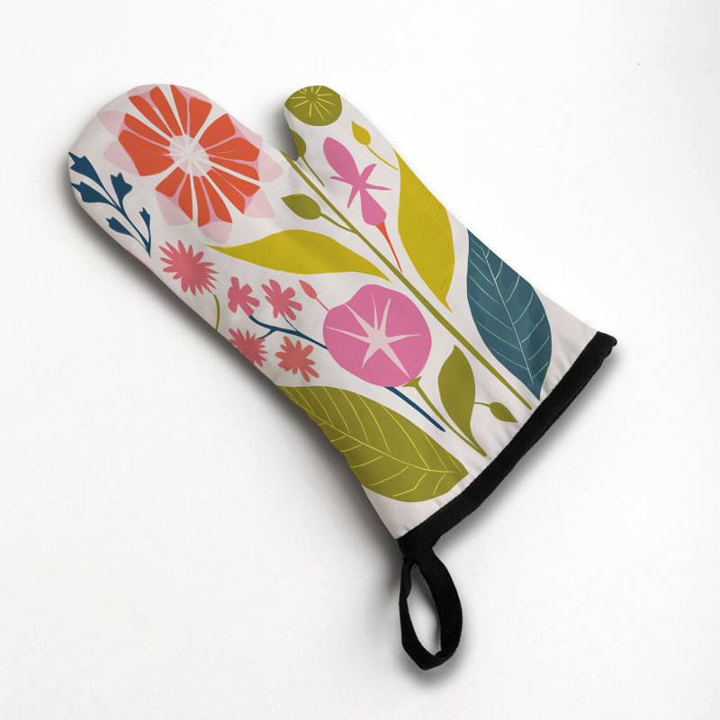 Serre de coton à motif floral Four