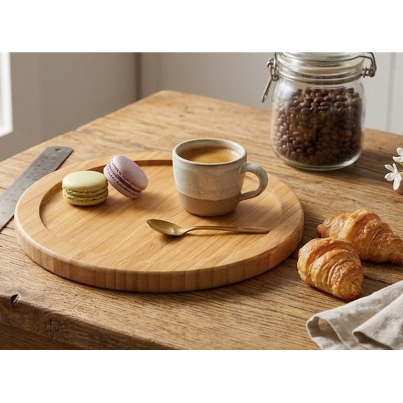 Garde-manger rotatif en bambou, H 1 po x l 10 po x P 10 po
