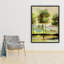 «Trees Near The Lake», reproduction sur toile