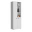 Riner Multistotage H 67 po avec 5 tablettes de rangement à 2 niveaux et 2 portes, blanc-2054486736