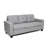 Three-Seater Sofa With Wood Legs