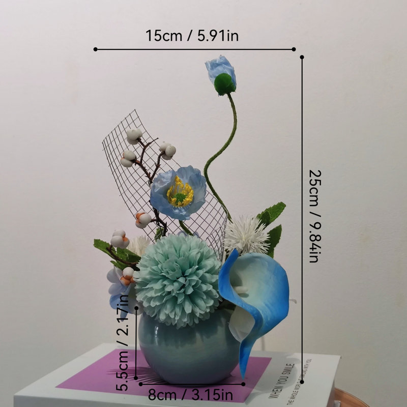 Décoration florale simulée