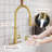 Willow Pull Down Sprayer Kitchen Faucet with Touchless Sensor, LED, Soap Dispenser and Deck Plate-76655474