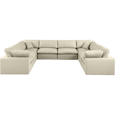 Holvens Upholstered U-Shaped Sectional Reversible
