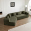 Canapé modulaire moderne avec siège profond 127,5 po. Pas d'assemblage. Forme géométrique pour plusieurs combos. Zone de haute mousse revigorante. Respirant. 3, siège Flare Sparkle, minimaliste. Modulaire-1542629273