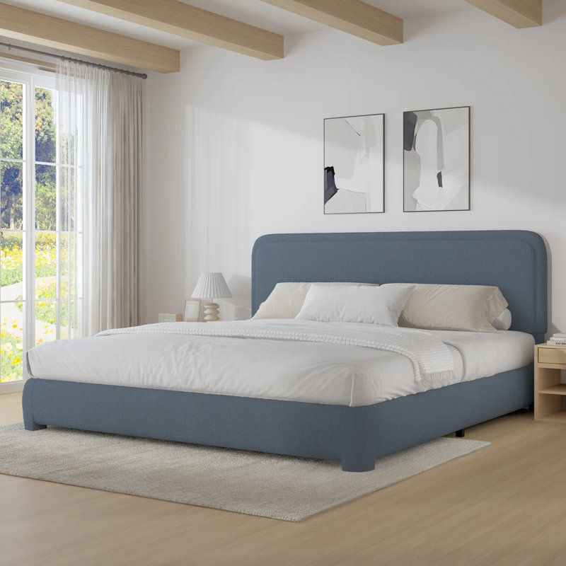 Ensemble de chambre à coucher 2 pièces Modern, Très grand lit