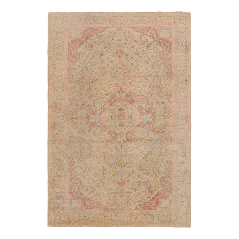 One-of-a-Kind 6’2”x9’5” Hand Knotted Area Rug