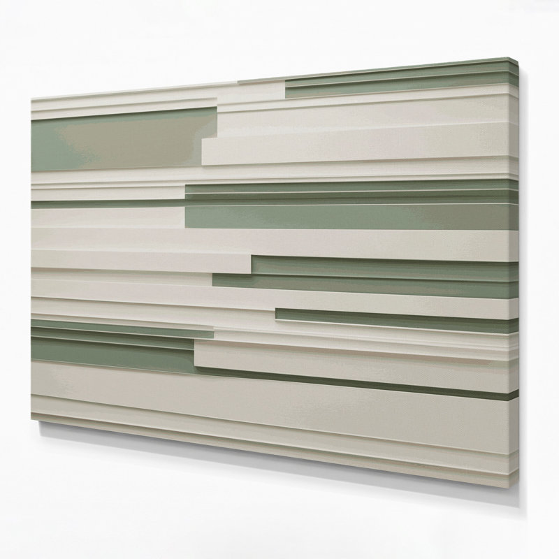 Minimalisme, art mural beige sur toile 82, H 24 po x l 36 po