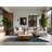 Soft Plush Eudy July 4Th Modern & Contemporary Abstract Area Rug in Gray – Gray Binding-134499213