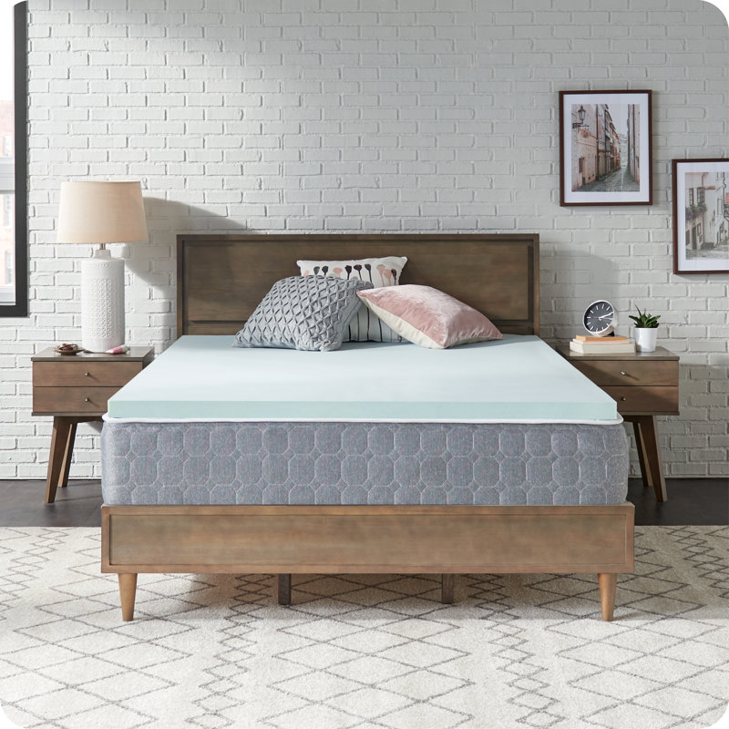 Sealy Dreamlife Medium Gel Memory Foam Mattress Topper, Twin, 2"