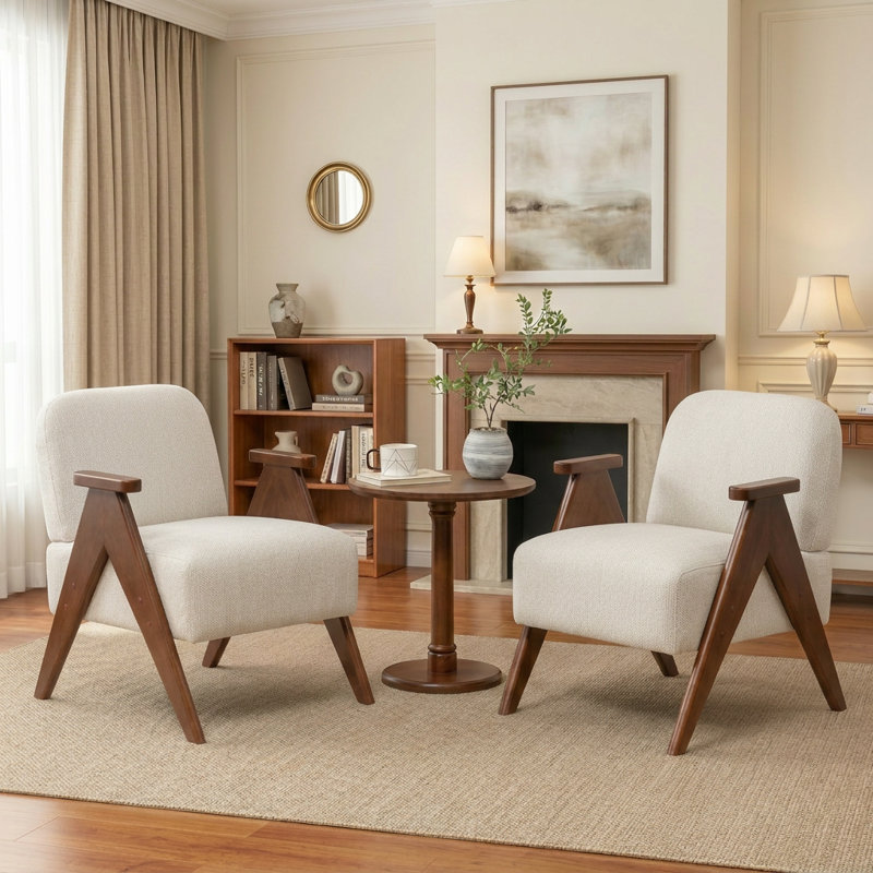 Fauteuil Bula, Beige