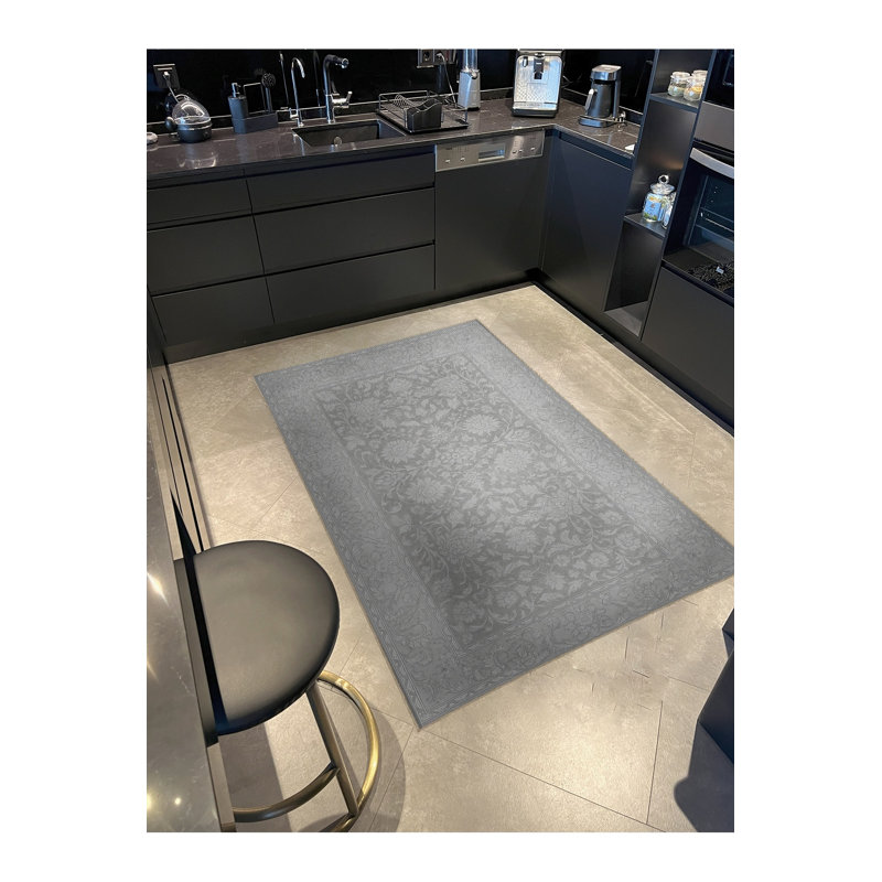 Tapis brun tissé Mosso, 3'3" x 4'11"