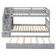 Lit mezzanine avec lit gigogne en bois