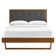 Willow Wood Platform Bed with Angular Frame