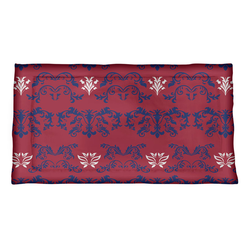 Taie décorative New York, Standard, Rouge / bleu / blanc, polyester