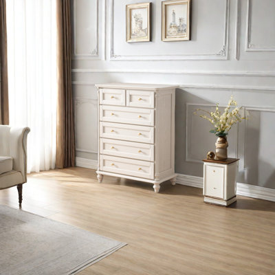 Commode d'appoint en bois massif