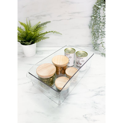 Ezy Storage Ezystorage Large Clear Slide Out Fridge, Kitchen, & Pantry Organizer