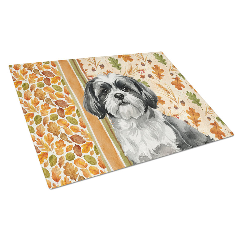 Planche à découper en verre Shih Tzu