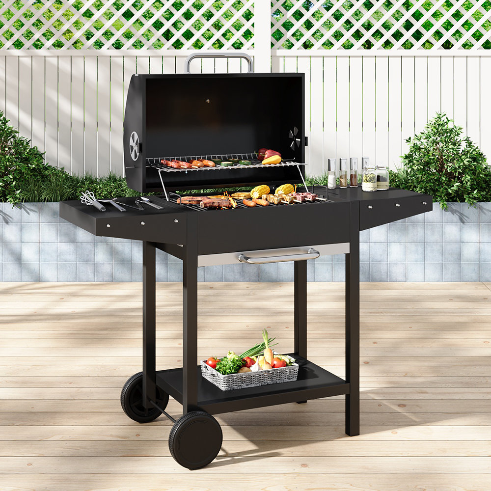 Dakota Fields Carrubba 60.5cm W Charcoal Grill