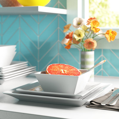 Piece Stoneware Dinnerware Set - Service for 4