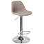 Swivel Upholstered Adjustable Height Bar Stool-345069344