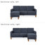 Spearman 3 Seater Chenille Sofa-1932252314