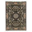 High-Quality Hand-Knotted Black Area Rug