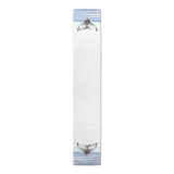 Whale Tail Stripes Navy Table Runner