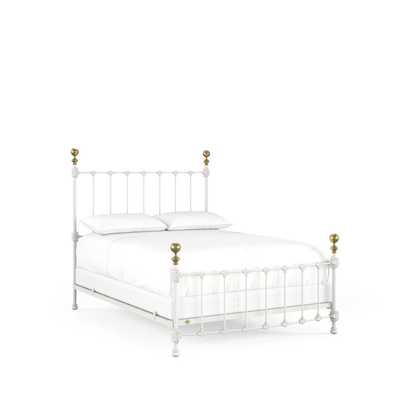 151 Palatial Bed | Complete Standard, Matte White, Queen