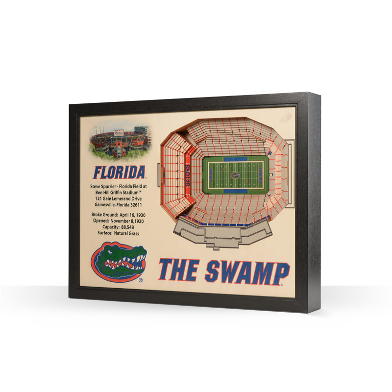Décoration murale 25 couches NCAA, Gators de la Floride