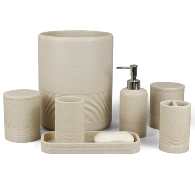 Poubelle moderne pour poubelle pour salle de bain cuisine bureau maison beige