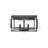 Gubaaz Modern 4 Light Square Flush Mount-1993512680