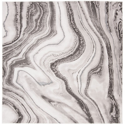 Tapis abstrait gris Swindle
