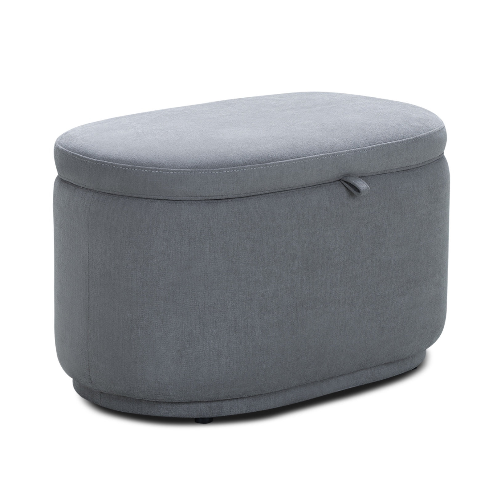 Nurture The Glider Plus 28" Ottoman, Gray Cotton Blend
