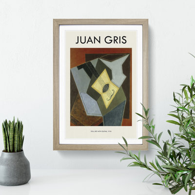Guitar Vol.1 by Juan Gris - 1 Piece Single Picture Frame Wall Art