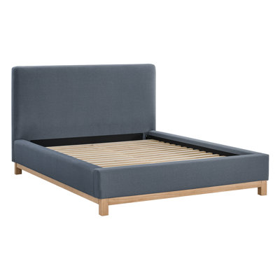 Velvet Upholstered Platform Bed
