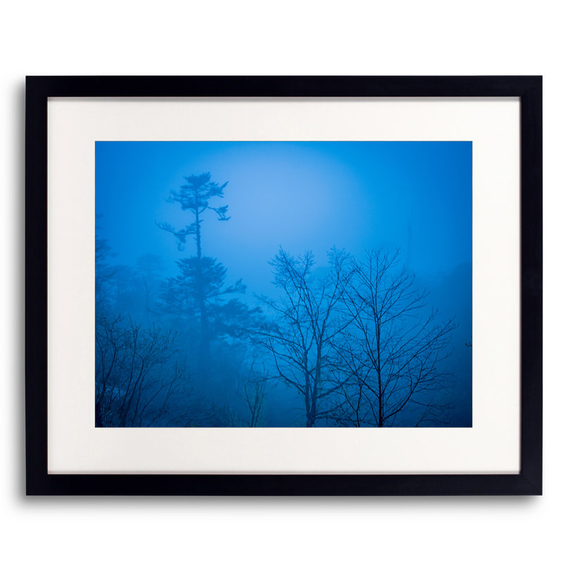 Himalaya Fog Print by Mark Paulda, Black Framed Paper, 16" H x 20" W