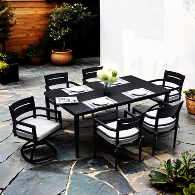 7-Piece Outdoor Patio Aluminum Furniture