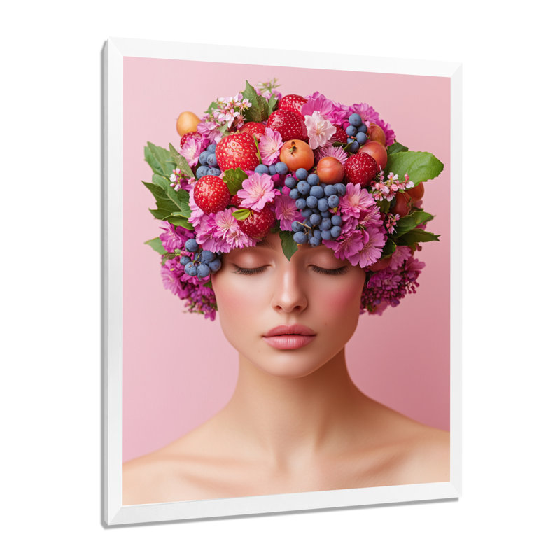 Condron - Fashion Canvas Wall Art, H 20 po x l 12 po, Reproduction encadrée d'une seule photo, Blanc