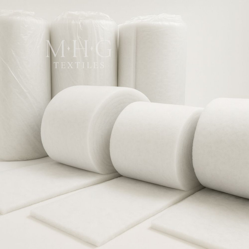 MHG Living Premium Recycled Polyester Wadding Roll For Quilting, Upholstery & Sewing - 27inch-135gsm Multi-Purpose Craft Padding