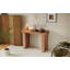 Console, table d'entrée en bois de manguier de ferme, table de canapé épaissie de 45 pouces, console minimaliste étroite pour le salon du couloir d'entrée-1206802660