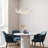 3-step Dimming Led Lotus Artistic Chandelier