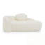 Chaise longue avec accoudoirs latéraux et coussin-729261451
