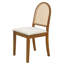 Ensemble de table de salle à manger moderne 6 pièces avec 4 chaises et banc rembourrés-894069826-894069836